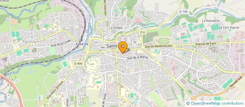 localisation de l'entreprise HM AUMONT  SAINT-LO