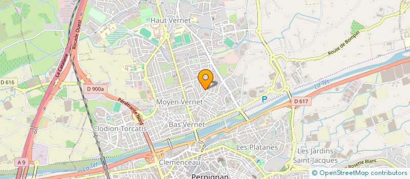 localisation de l'entreprise HM AUTO66  PERPIGNAN