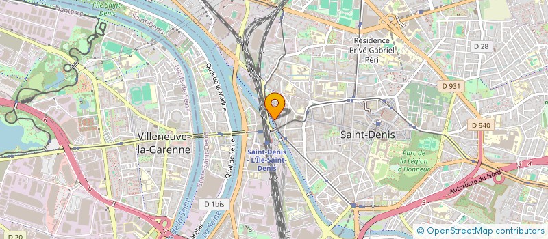 localisation de l'entreprise HM BATIMENT  SAINT-DENIS