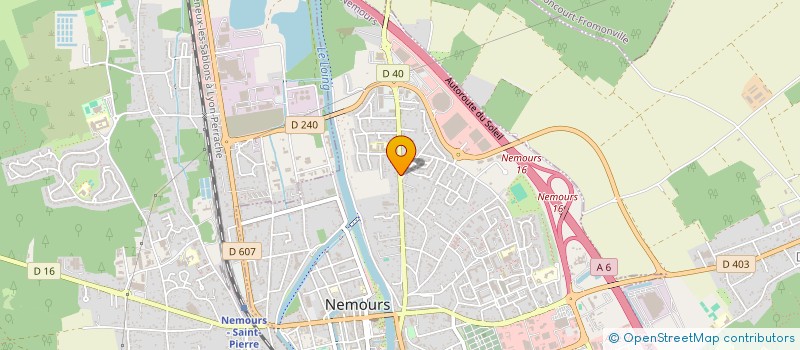 localisation de l'entreprise HM BATIMENT  NEMOURS