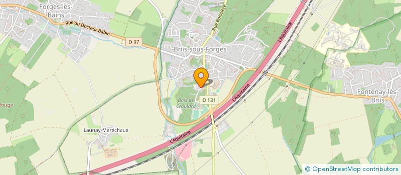 localisation de l'entreprise HM BATIMENT à BRIIS-SOUS-FORGES
