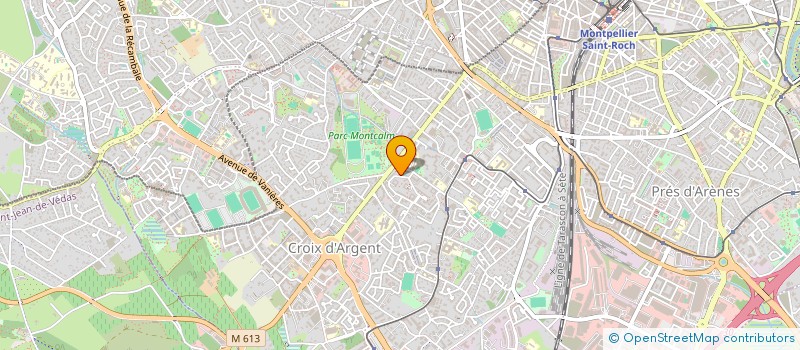 localisation de l'entreprise HM BATISUD à MONTPELLIER