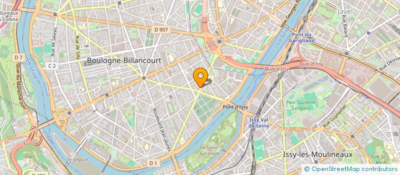 localisation de l'entreprise HM-BC à BOULOGNE-BILLANCOURT