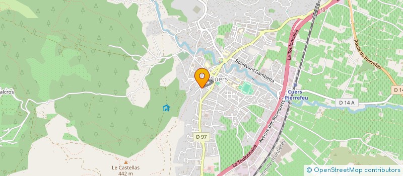 localisation de l'entreprise HM BTP CONCEPT  CUERS