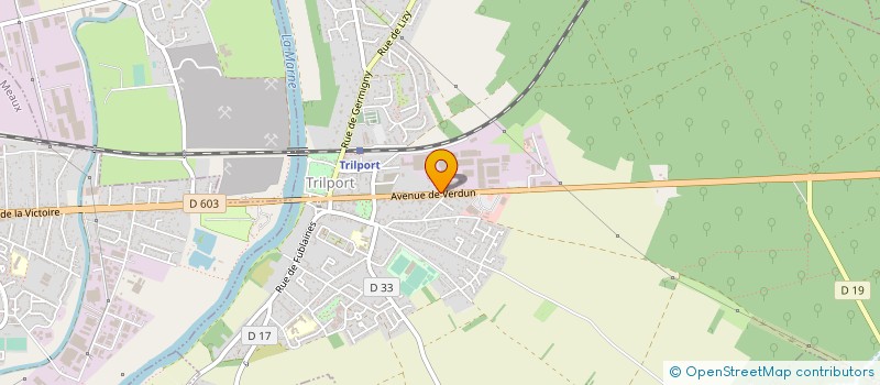 localisation de l'entreprise HM CHR EQUIPEMENTS  TRILPORT