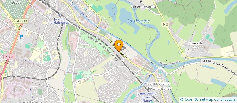 localisation de l'entreprise HM CLINICAL RESEARCH  LANEUVEVILLE-DEVANT-NANCY