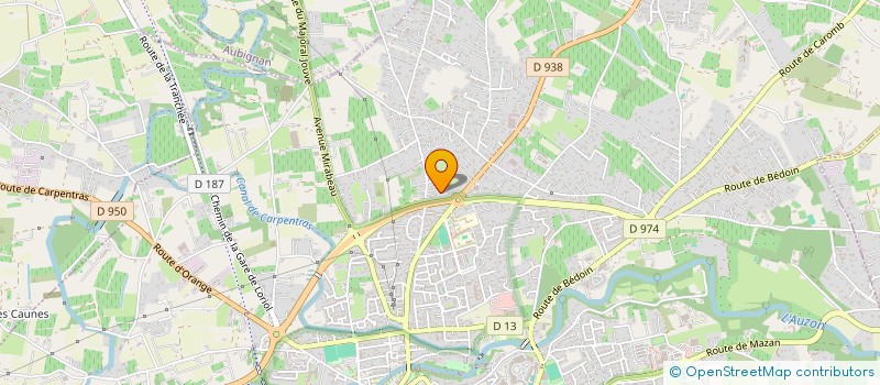 localisation de l'entreprise HM CLOTURES  CARPENTRAS
