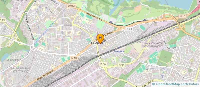 localisation de l'entreprise HM COIFFURE  TRAPPES