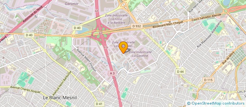 localisation de l'entreprise HM COLOR à AULNAY-SOUS-BOIS
