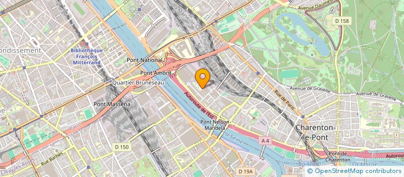 localisation de l'entreprise HM CONSEIL à CHARENTON-LE-PONT