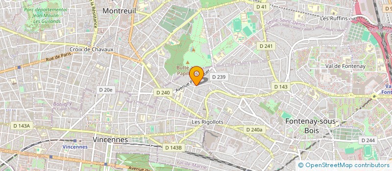 localisation de l'entreprise HM CONSEILS à FONTENAY-SOUS-BOIS