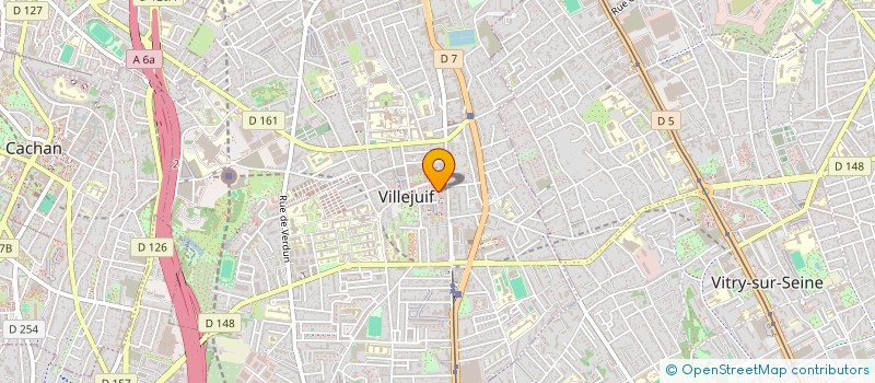 localisation de l'entreprise HM CONSEILS  VILLEJUIF