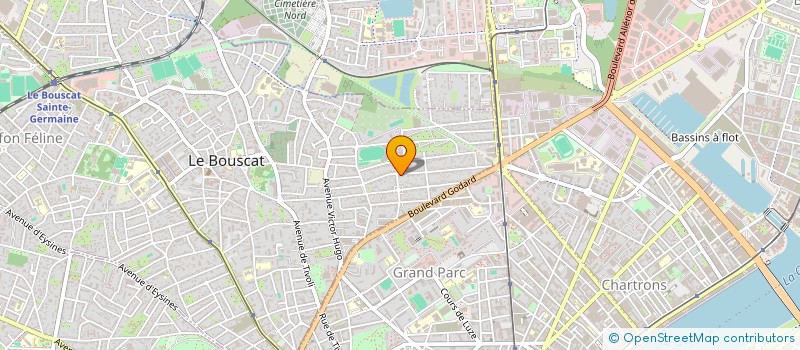 localisation de l'entreprise HM CONSULTING  LE BOUSCAT