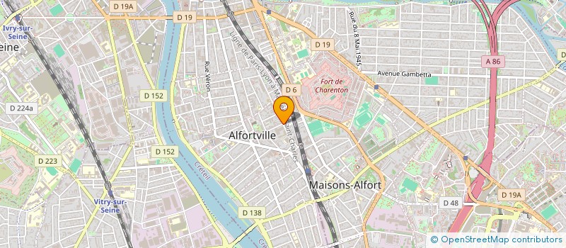 localisation de l'entreprise HM CONSULTING à ALFORTVILLE