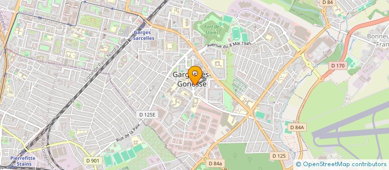 localisation de l'entreprise HM COUVERTURE  GARGES-LES-GONESSE