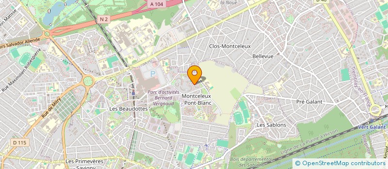 localisation de l'entreprise HM DELICES à SEVRAN