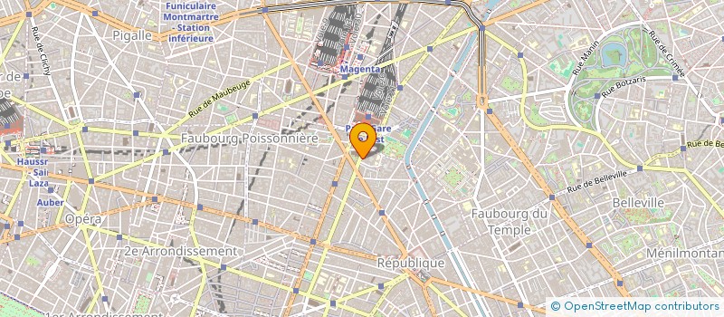 localisation de l'entreprise HM DIFFUSION à PARIS