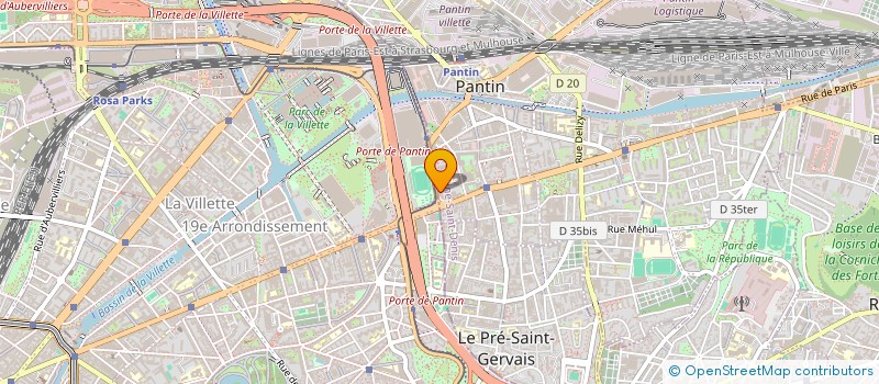 localisation de l'entreprise HM DIGITALIS  PANTIN