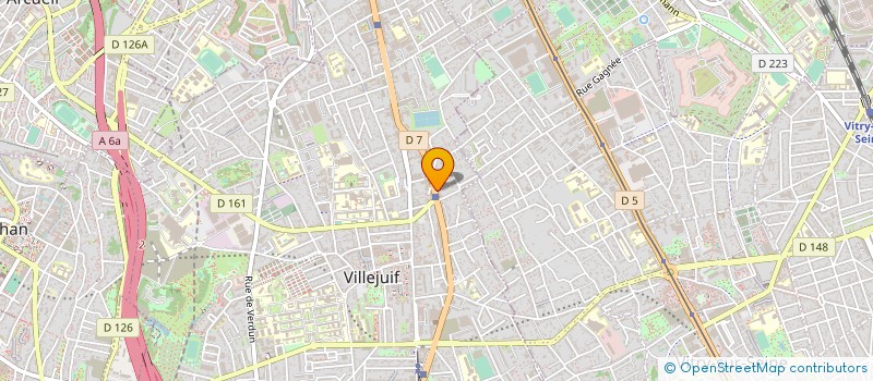 localisation de l'entreprise HM DISTRIBUTION à VILLEJUIF