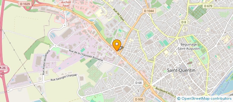 localisation de l'entreprise HM ENERGIE à SAINT-QUENTIN