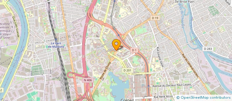 localisation de l'entreprise HM ENERGIE à CRETEIL