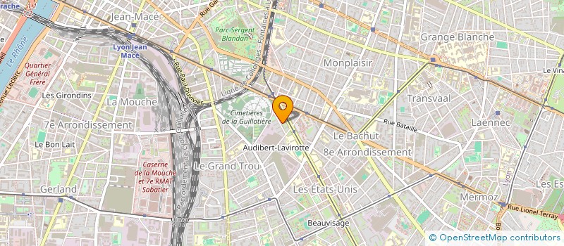 localisation de l'entreprise HM ETANCH  LYON