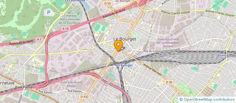 localisation de l'entreprise HM EVENTS à LE BOURGET