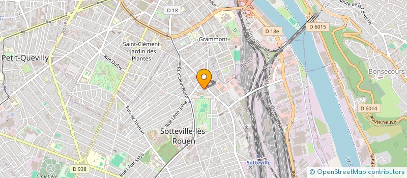localisation de l'entreprise HM EXPRESS à SOTTEVILLE-LES-ROUEN
