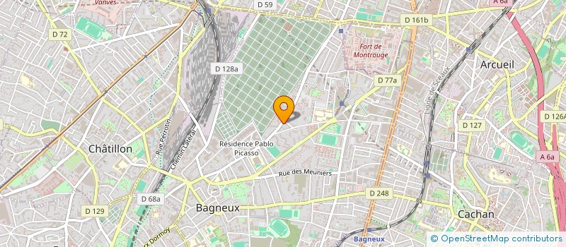 localisation de l'entreprise HM FACADE PRO à BAGNEUX