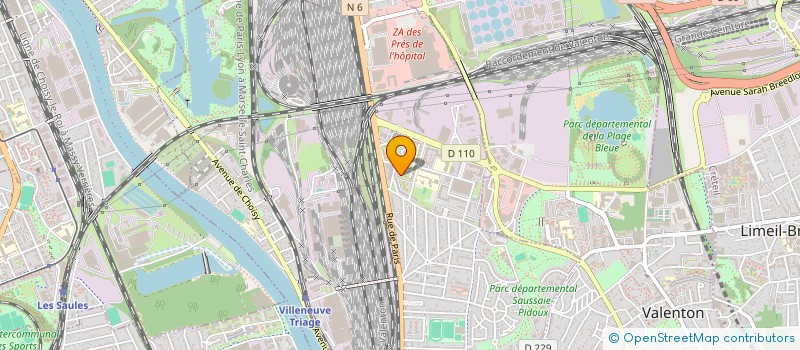 localisation de l'entreprise HM FRANCE  VILLENEUVE-SAINT-GEORGES