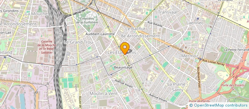 localisation de l'entreprise HM FROID & CLIMATISATION  LYON