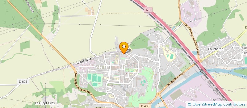 localisation de l'entreprise HM GLOBAL  MONTEREAU-FAULT-YONNE