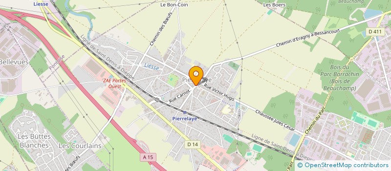 localisation de l'entreprise HM HAMZA à PIERRELAYE