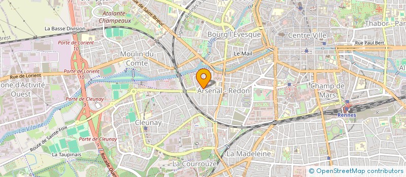 localisation de l'entreprise HM HOLDING  LA MEZIERE