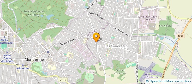 localisation de l'entreprise HM HOLDING  CHELLES