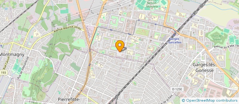 localisation de l'entreprise HM IMMO à SARCELLES