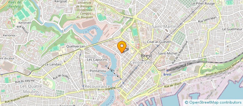 localisation de l'entreprise HM.IMMO  BREST