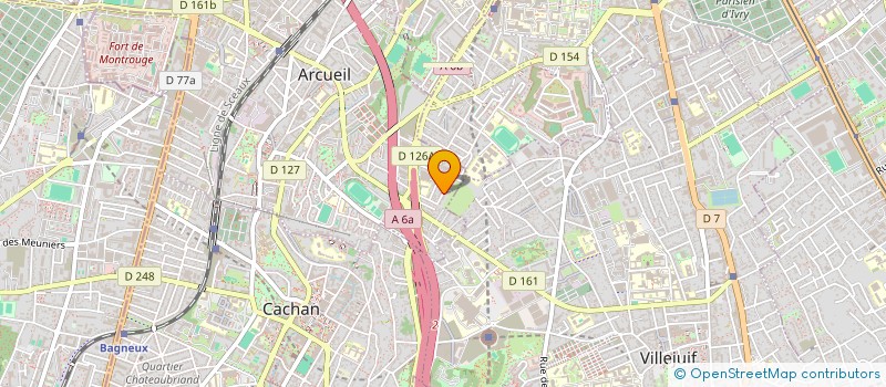 localisation de l'entreprise HM IMMOBILIER  ARCUEIL