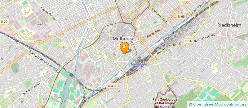 localisation de l'entreprise HM INVEST  RAEDERSHEIM