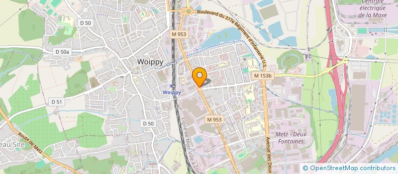 localisation de l'entreprise HM INVEST  WOIPPY