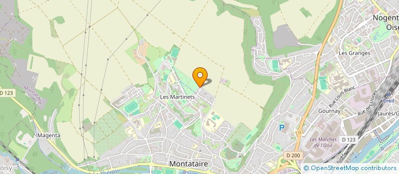 localisation de l'entreprise HM INVEST  MONTATAIRE