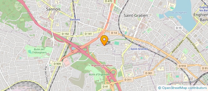 localisation de l'entreprise HM INVESTIMMO  SANNOIS