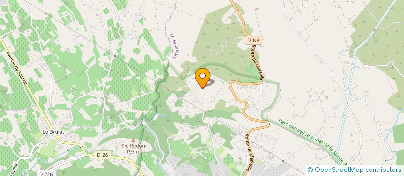 localisation de l'entreprise HM INVESTISSEMENT  LE BEAUSSET