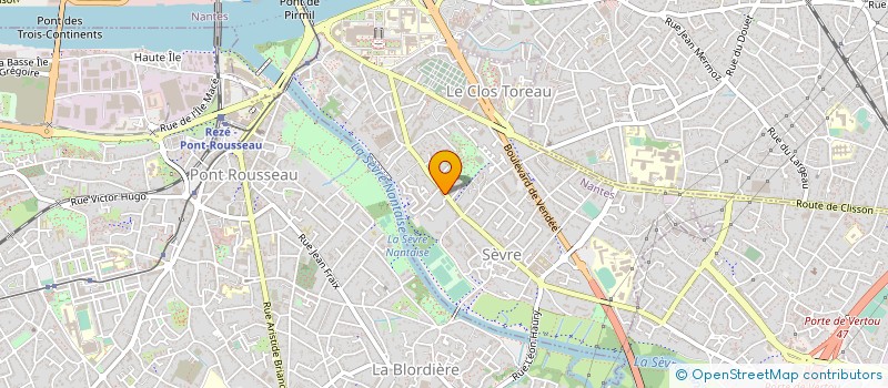 localisation de l'entreprise HM INVESTMENT à NANTES