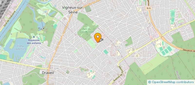 localisation de l'entreprise HM-IT à DRAVEIL