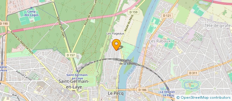 localisation de l'entreprise HM KORPORATION  LE PECQ