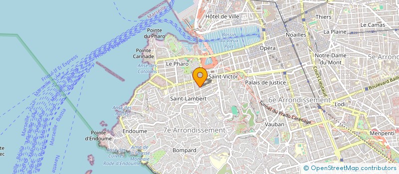 localisation de l'entreprise HM LUIGI à MARSEILLE