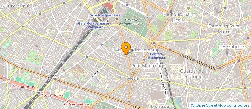 localisation de l'entreprise HM MAINE  PARIS