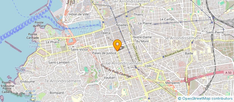 localisation de l'entreprise HM MANAGEMENT  MARSEILLE