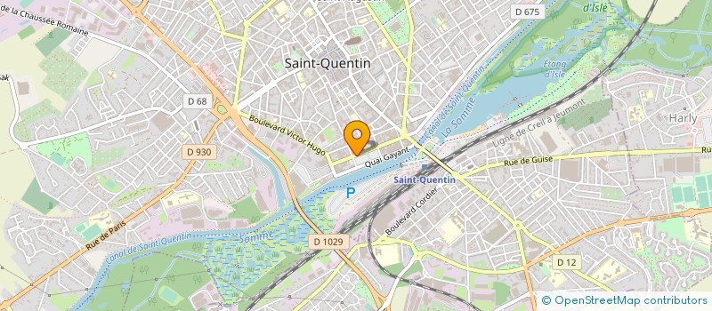 localisation de l'entreprise HM PARIS à SAINT-QUENTIN
